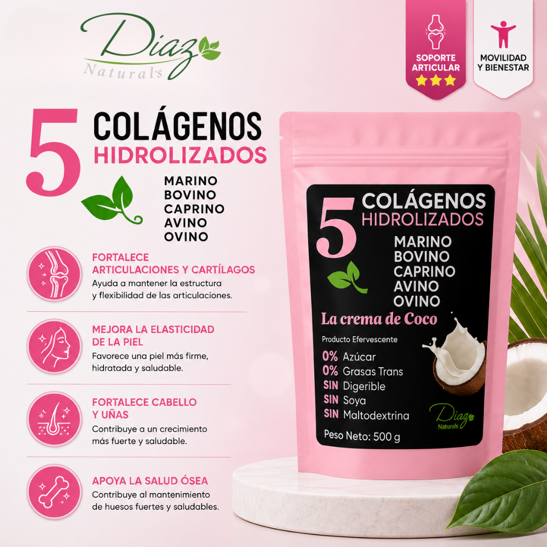 5 COLÁGENOS HIDROLIZADOS