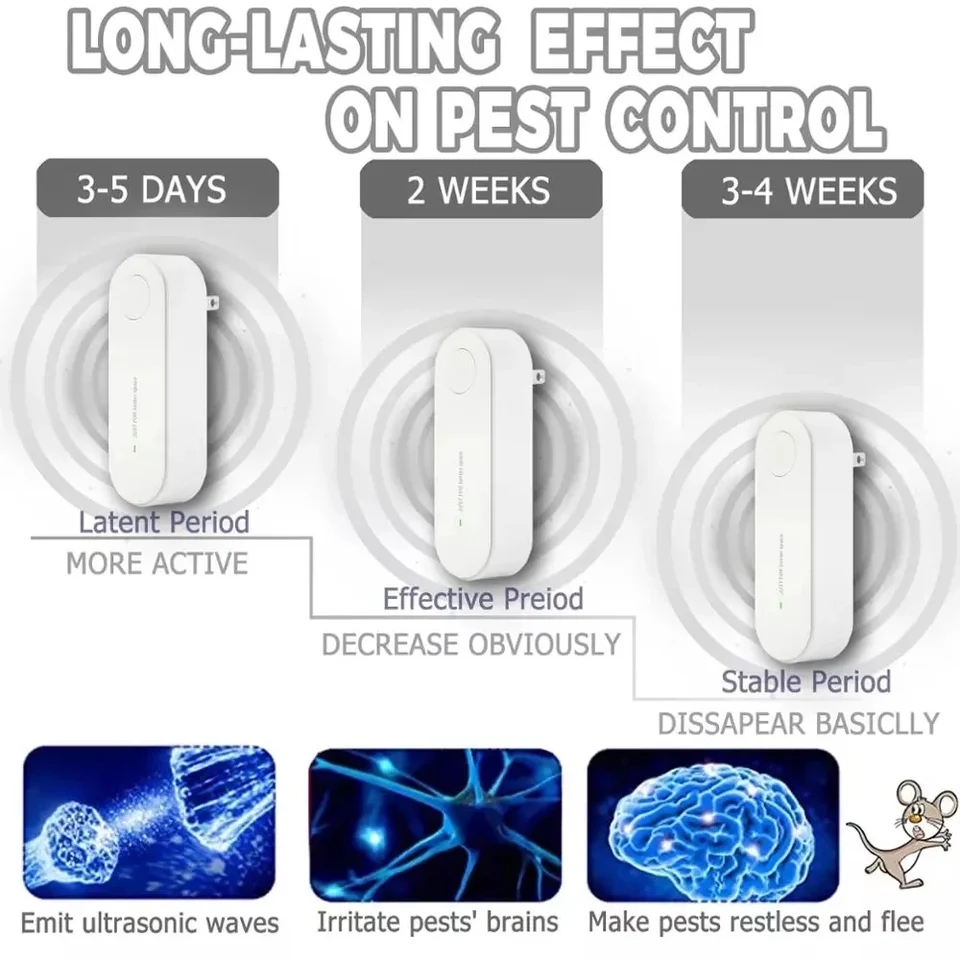 Miniatura 5 de Lampara utrasonica repelente mosquitos