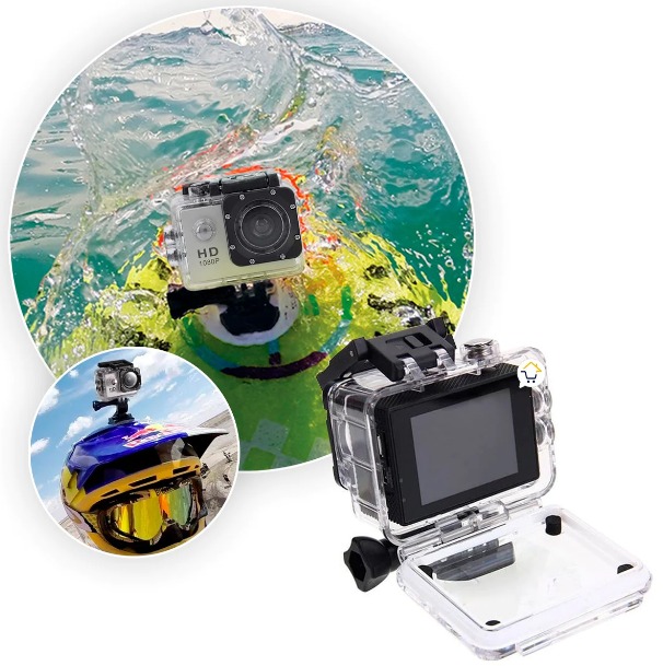 Miniatura 6 de Camara Deportiva HD A Prueba De Agua