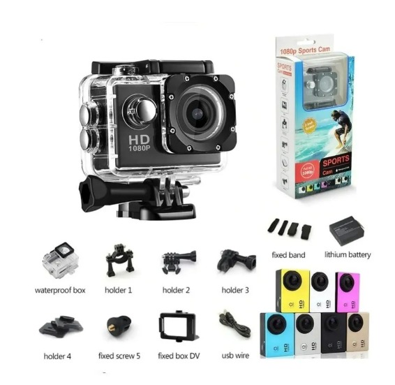 Miniatura 4 de Camara Deportiva HD A Prueba De Agua