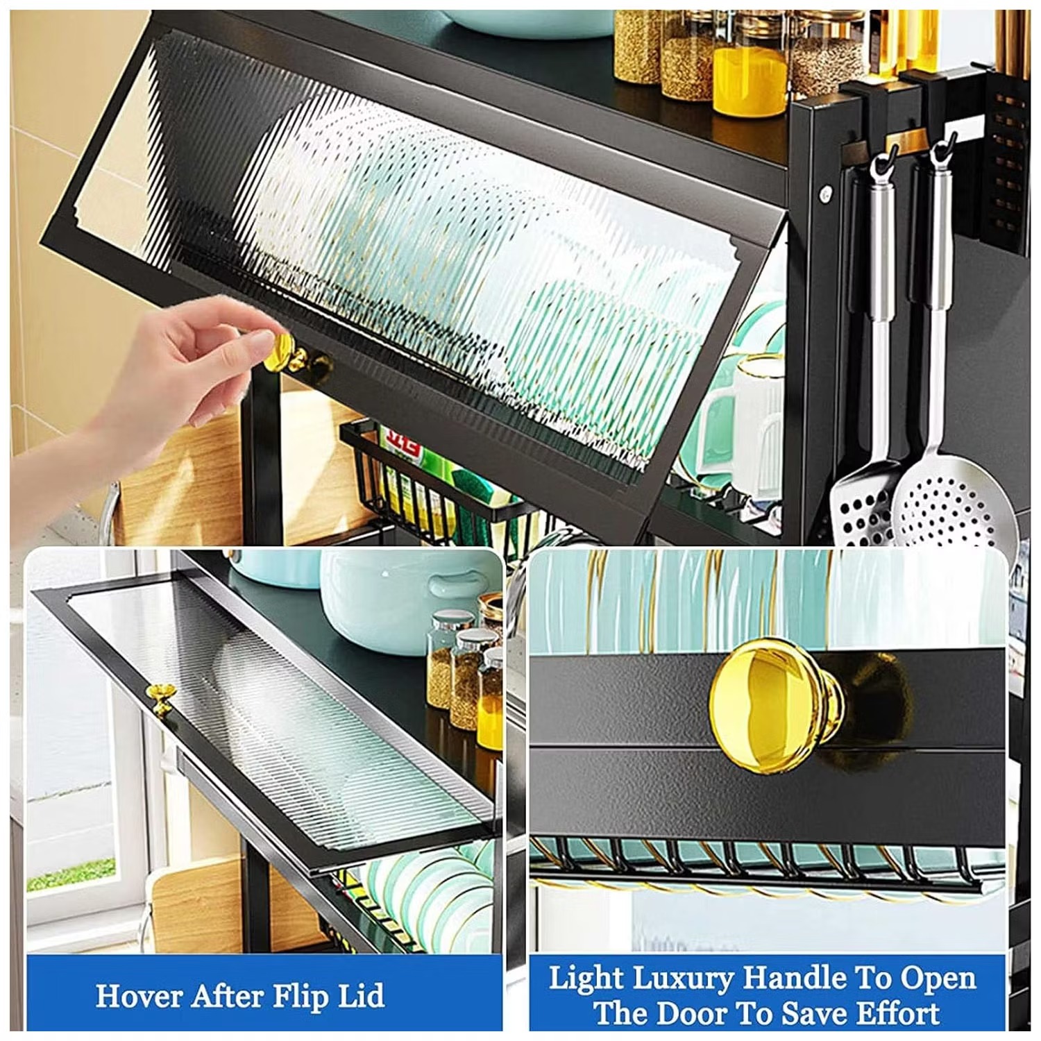 Escurridor de platos con cajon