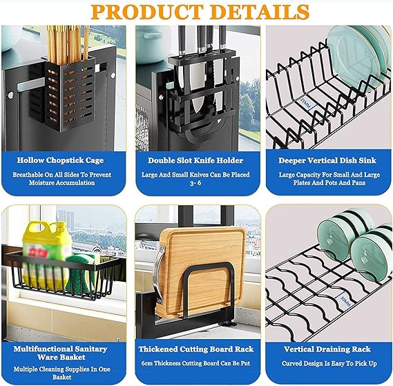Miniatura 3 de Escurridor de platos con cajon