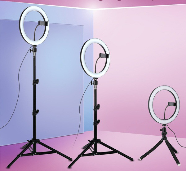 Miniatura 2 de Aro de Luz led 26cm + Tripode 2metros