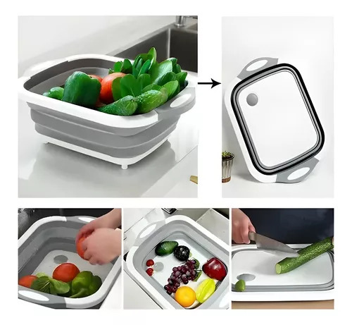 Miniatura 4 de Tabla de picar y escurridor