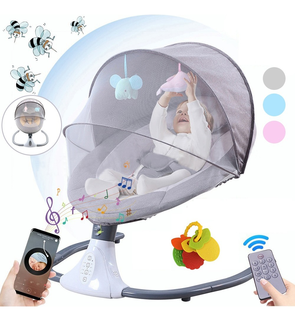 Silla Mecedora premium movimiento latera