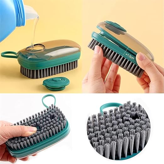 Cepillo con almacenamiento para jabón