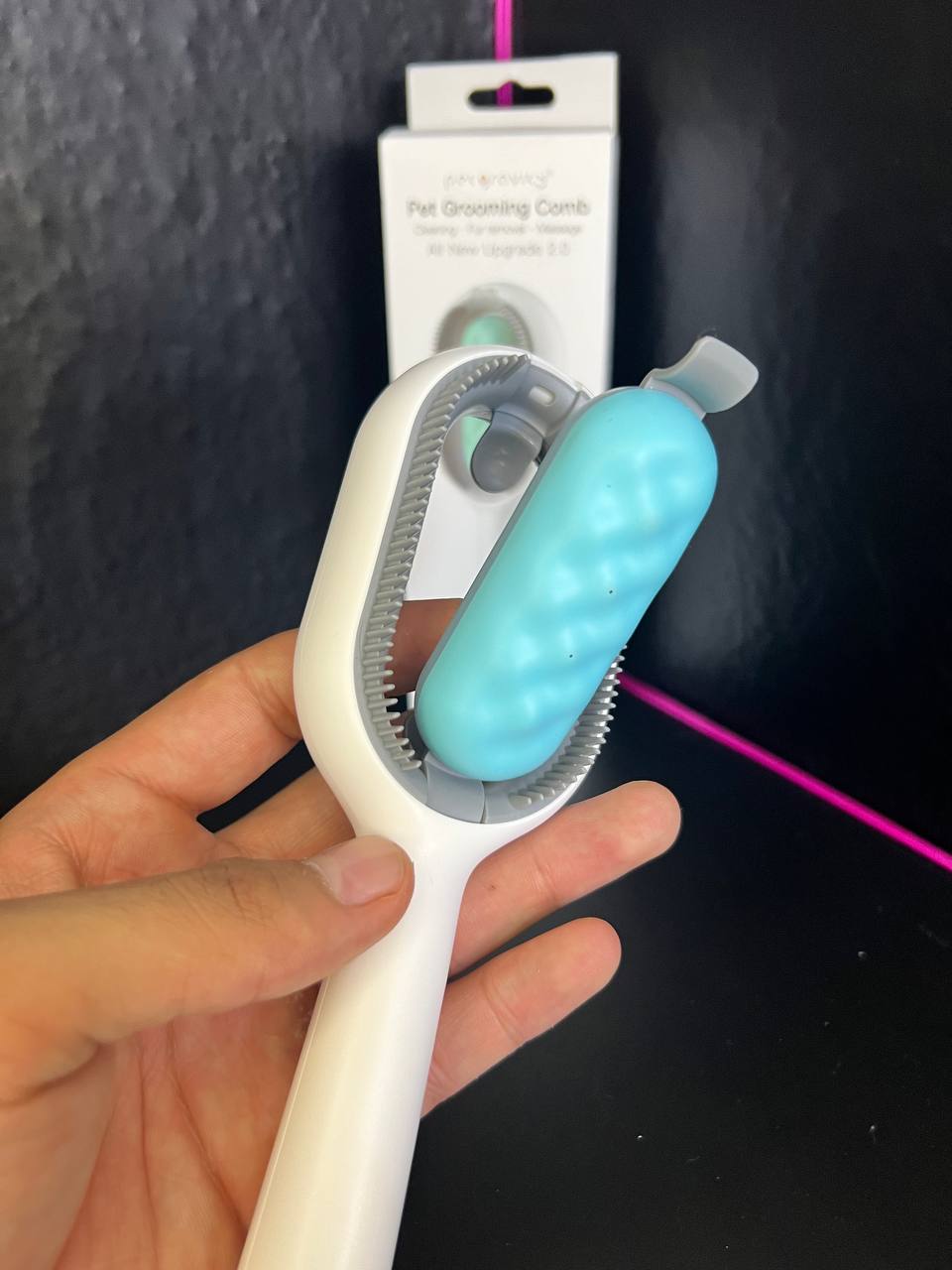 Miniatura 5 de Cepillo Para Mascota Limpieza Pelusa