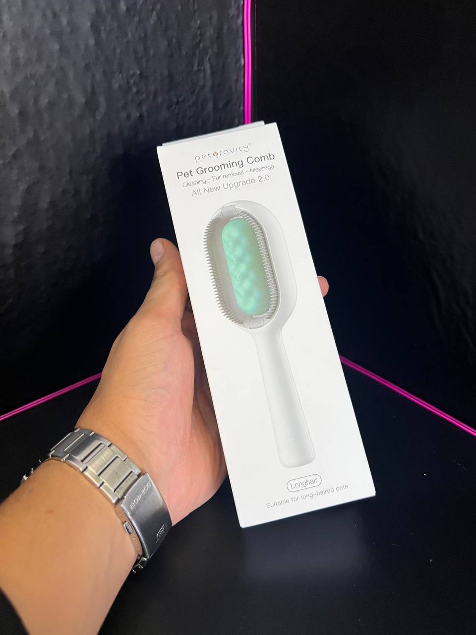 Cepillo Para Mascota Limpieza Pelusa