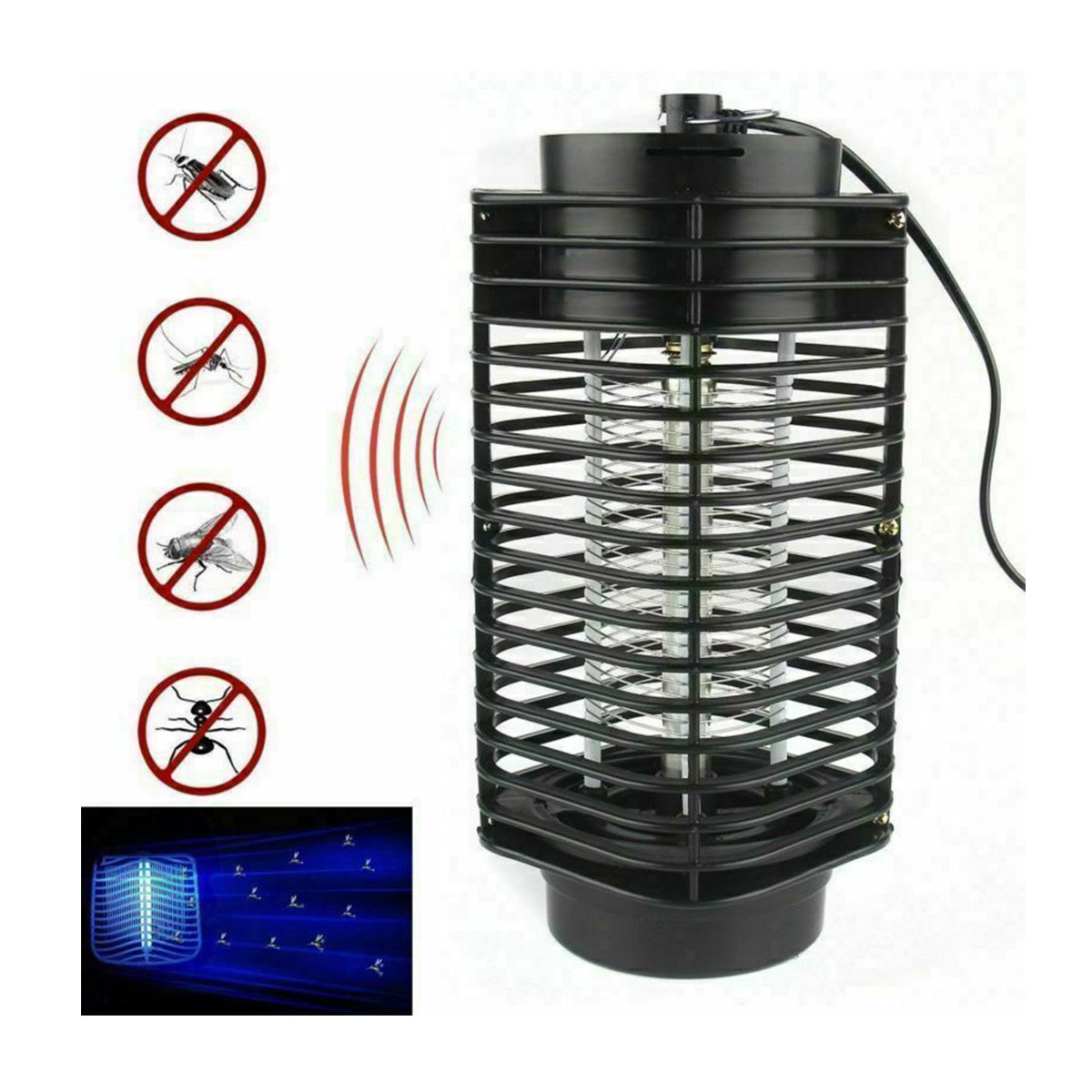 Miniatura 3 de Lámpara Mata Zancudos Atrapa Moscas