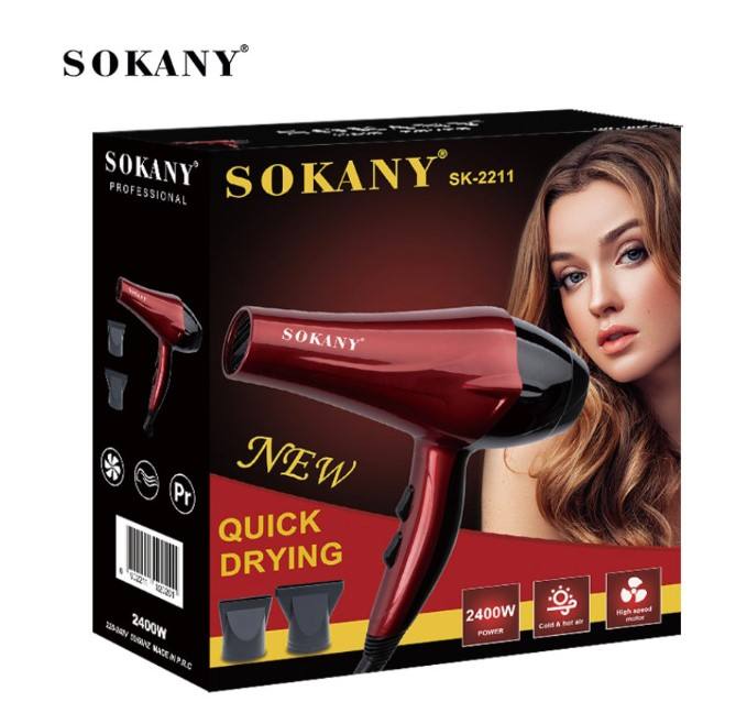 Secador Sokany 3 Velocidades 2400w