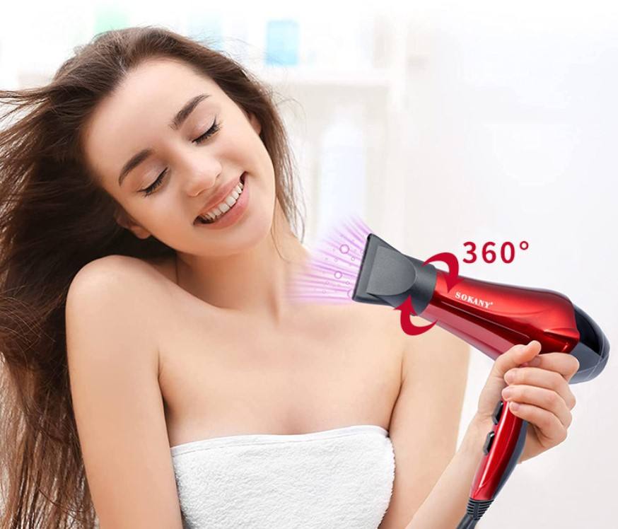 Miniatura 2 de Secador Sokany 3 Velocidades 2400w