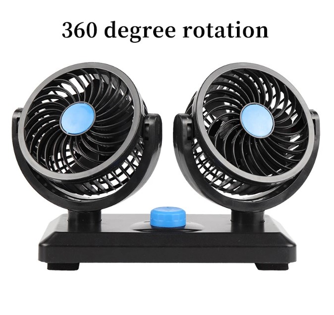 Miniatura 3 de Ventilador doble  eléctrico portátil CAR