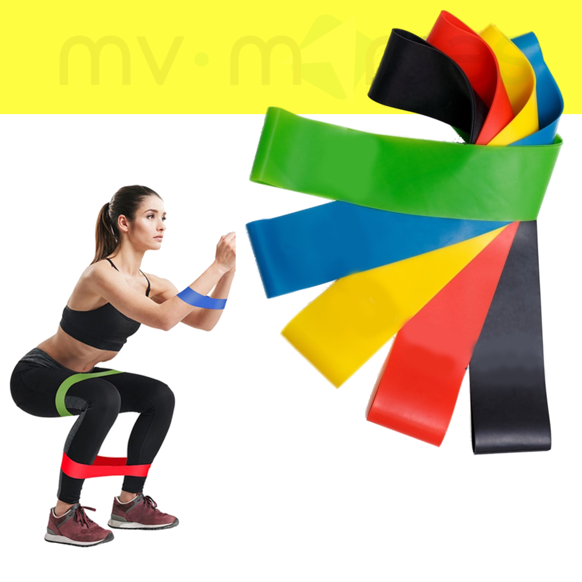 Miniatura 5 de Set Bandas Elásticas De Resistencia X5