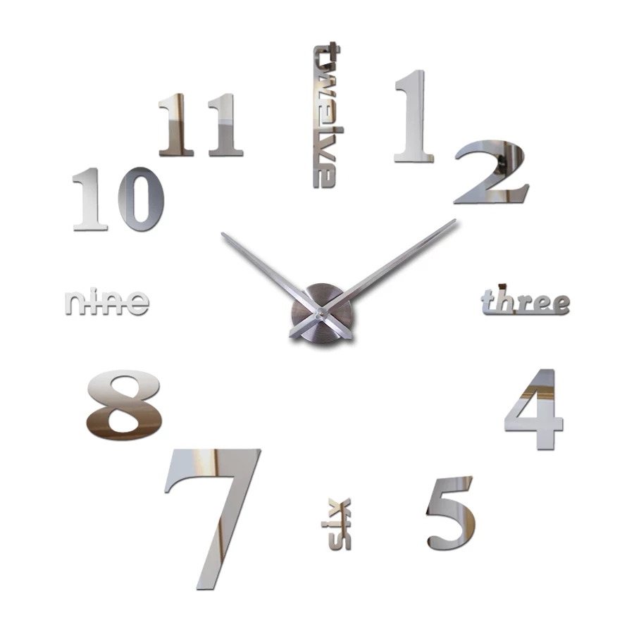RELOJ DE PARED 3D 100X100CM