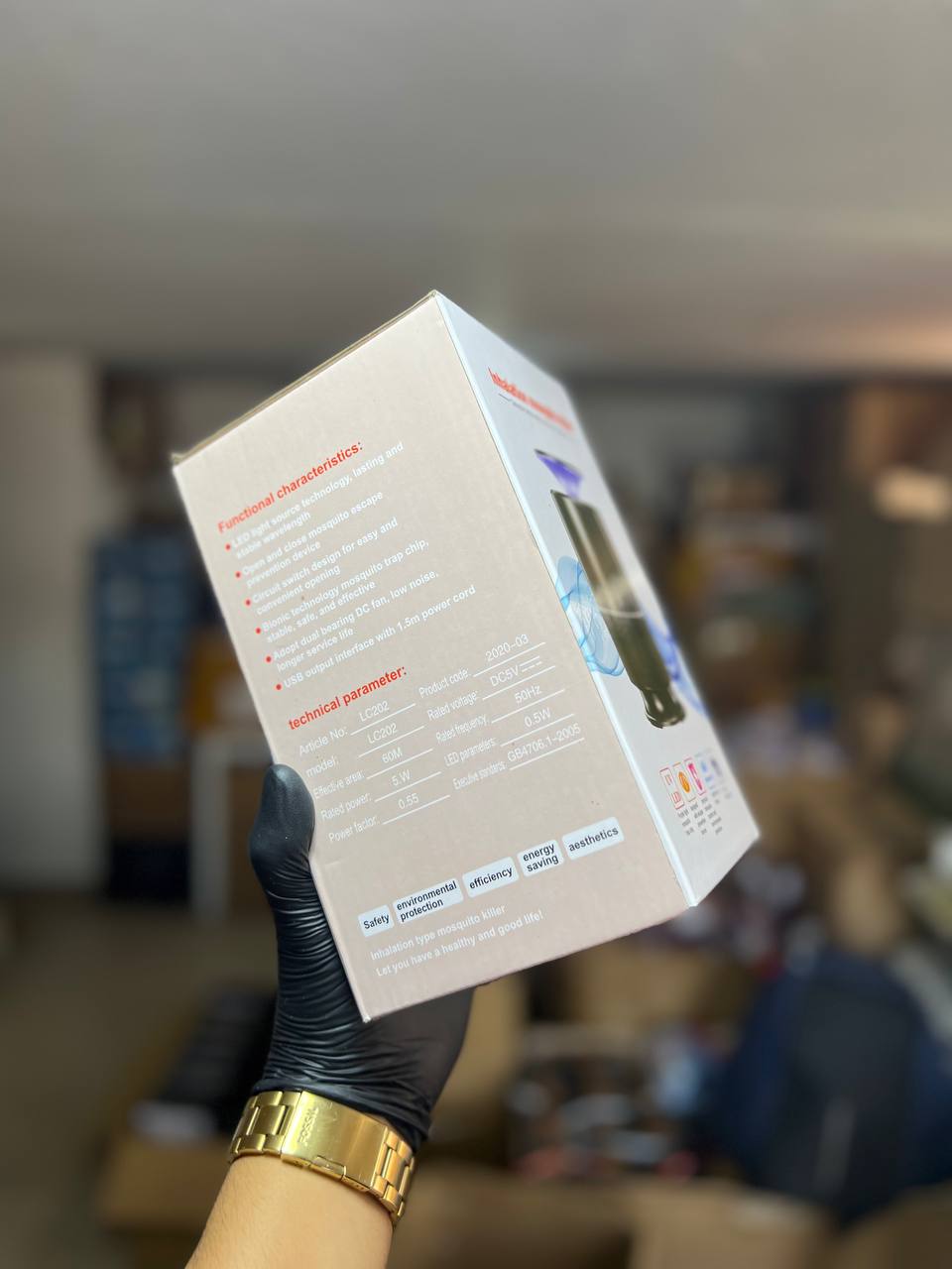 Miniatura 2 de Trampa Mata Mosquitos Electrica Led⚡