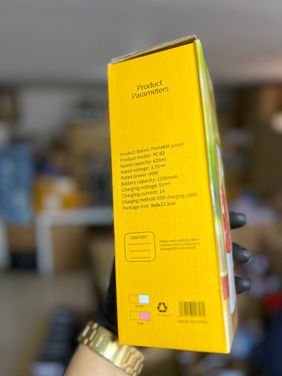 Miniatura 3 de Licuadora portátil Recargable 6 aspas ⚡