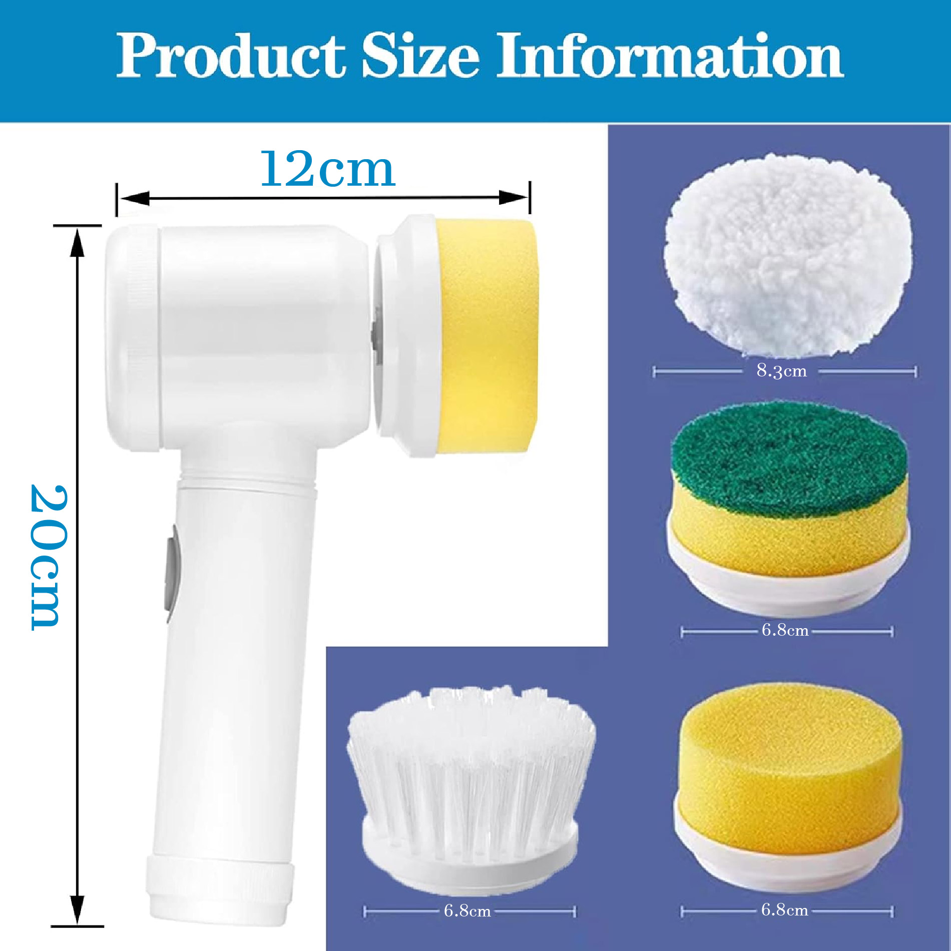 Miniatura 2 de Cepillo Eléctrico De Limpieza 4 en 1