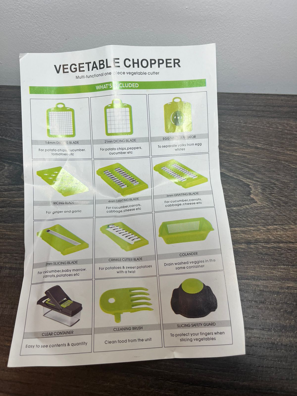 Miniatura 5 de Picador de frutas y verduras 14 piezas