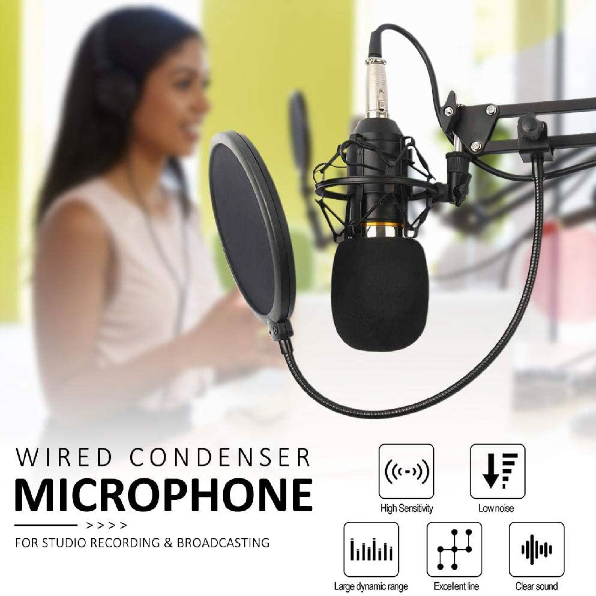 Miniatura 5 de Micrófono condensador voz instrumentos