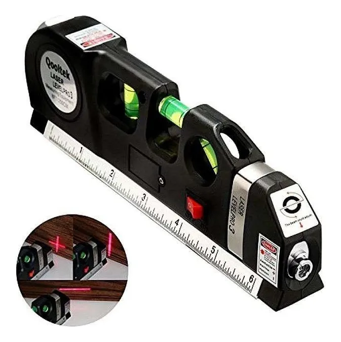 Miniatura 9 de Metro Laser distancia Nivel 4 En 1