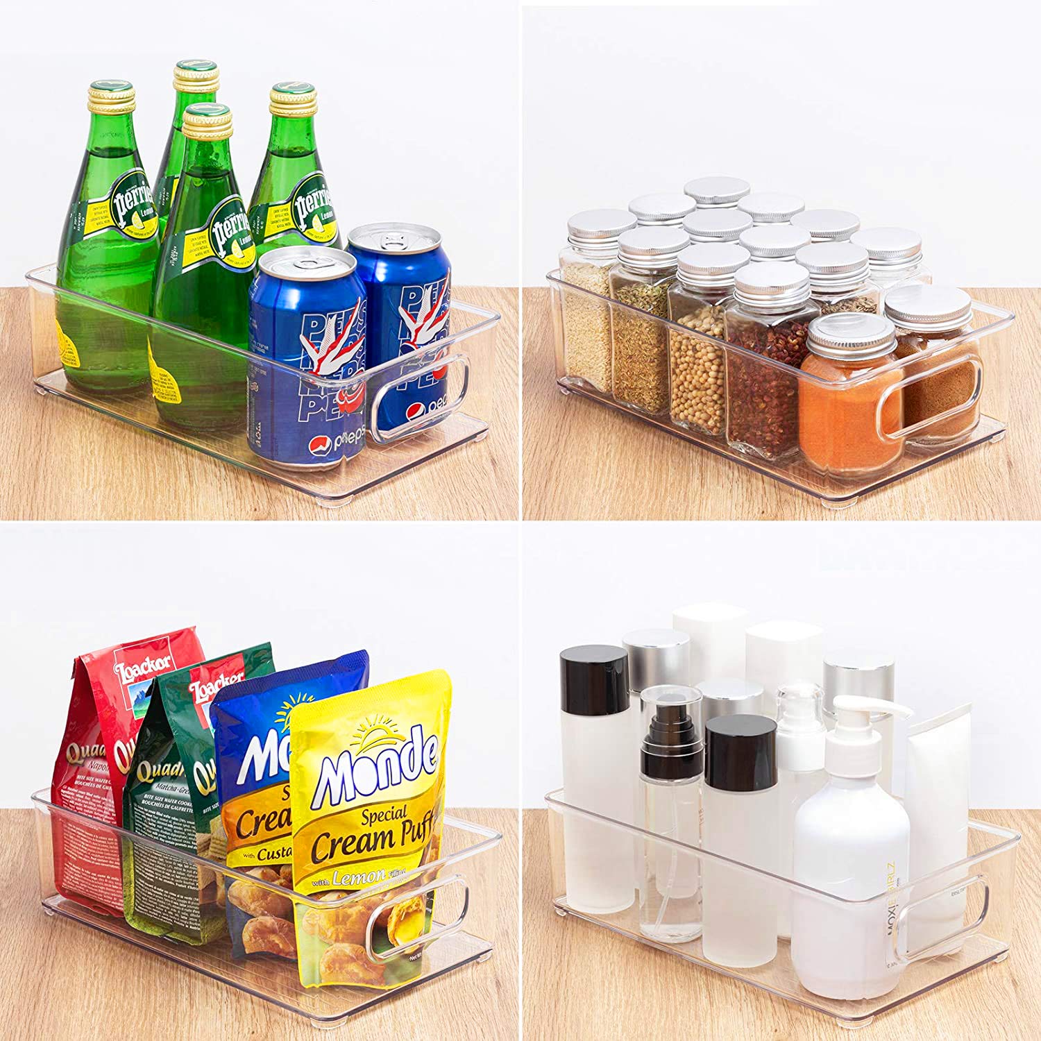 Miniatura 2 de Contenedor Organizador Nevera Kit x 3