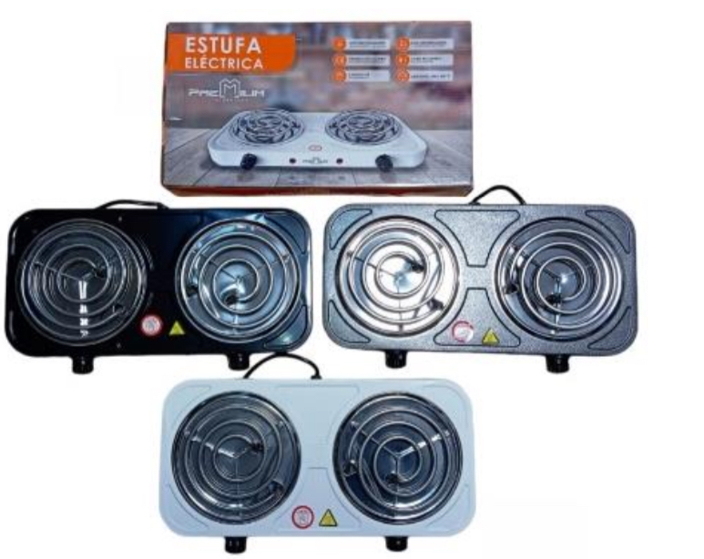 ESTUFA DE DOS PUESTOS ELECTRICA