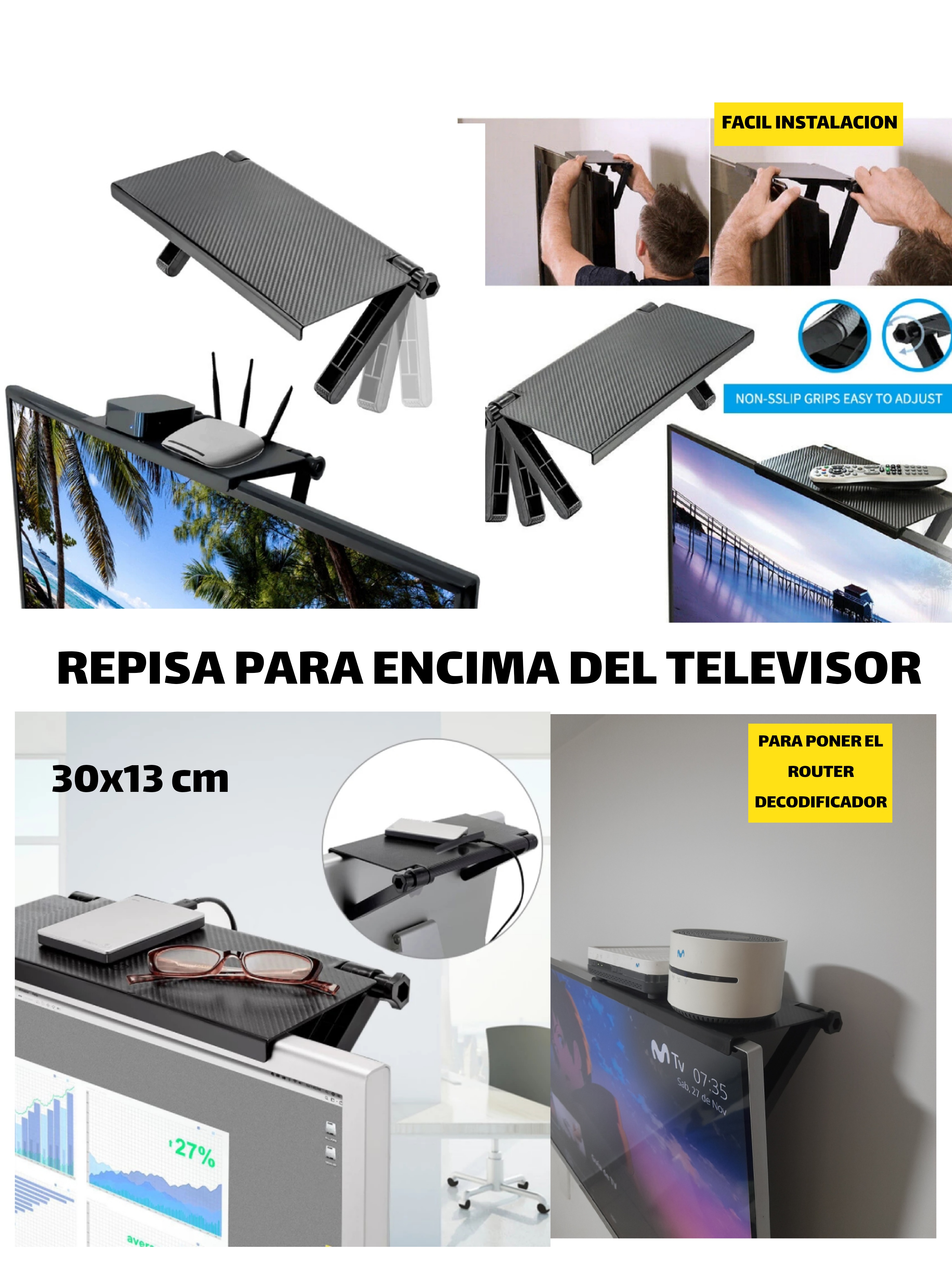 Miniatura 5 de REPISA PARA ENCIMA DEL TELEVISOR
