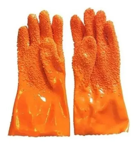 Guante protección para pelar papa