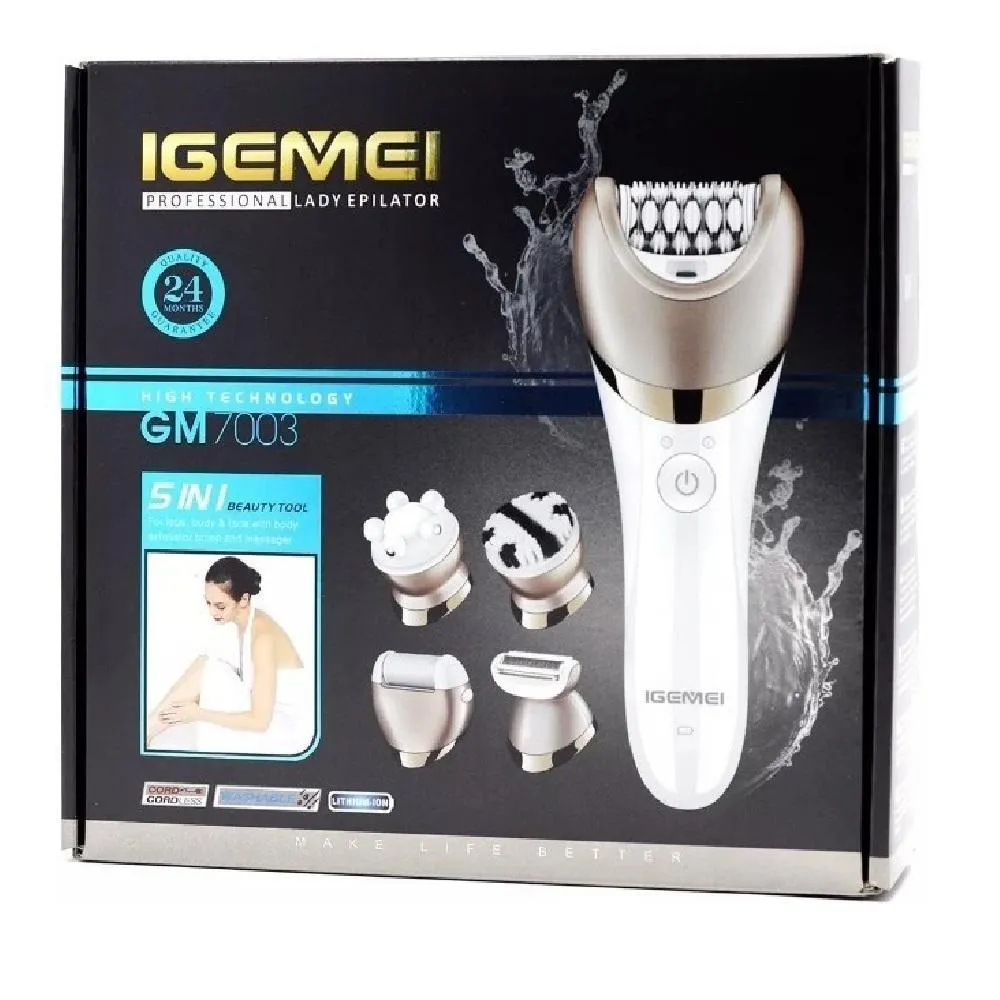 Miniatura 4 de DEPILADORA PARA MUJER GEMEI 5 EN 1