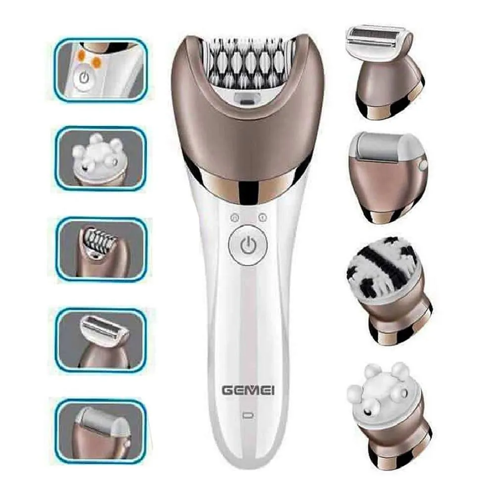 Miniatura 6 de DEPILADORA PARA MUJER GEMEI 5 EN 1