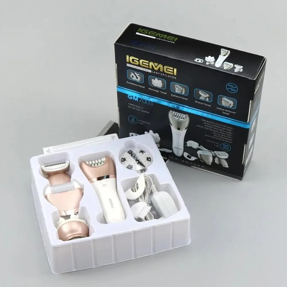 Miniatura 3 de DEPILADORA PARA MUJER GEMEI 5 EN 1