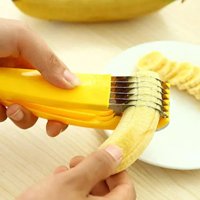 Miniatura 2 de Rebanador De Banano En Acero Inoxidable