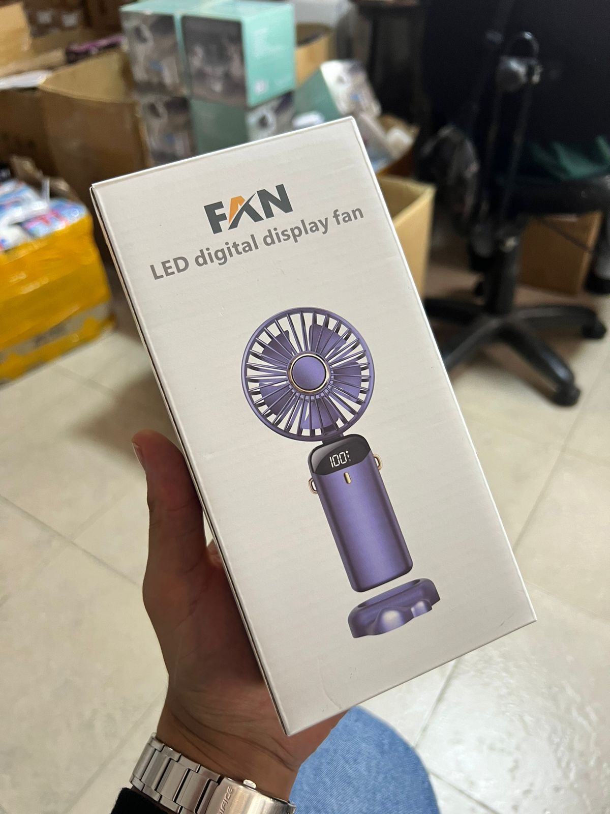 ventilador de mano pequeño Usb Janreay