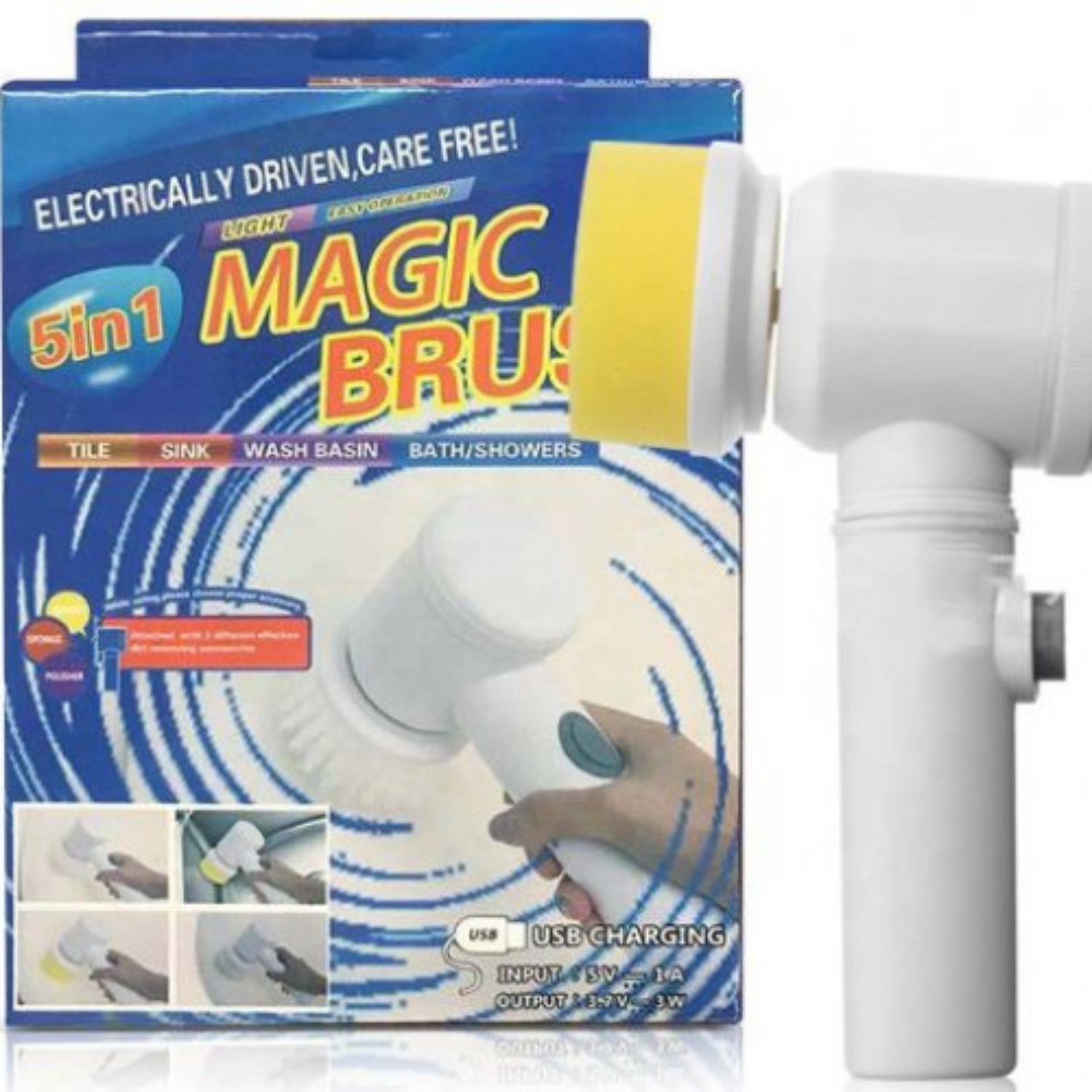 CEPILLO DE LIMPIEZA GIRATORIO 5 EN 1