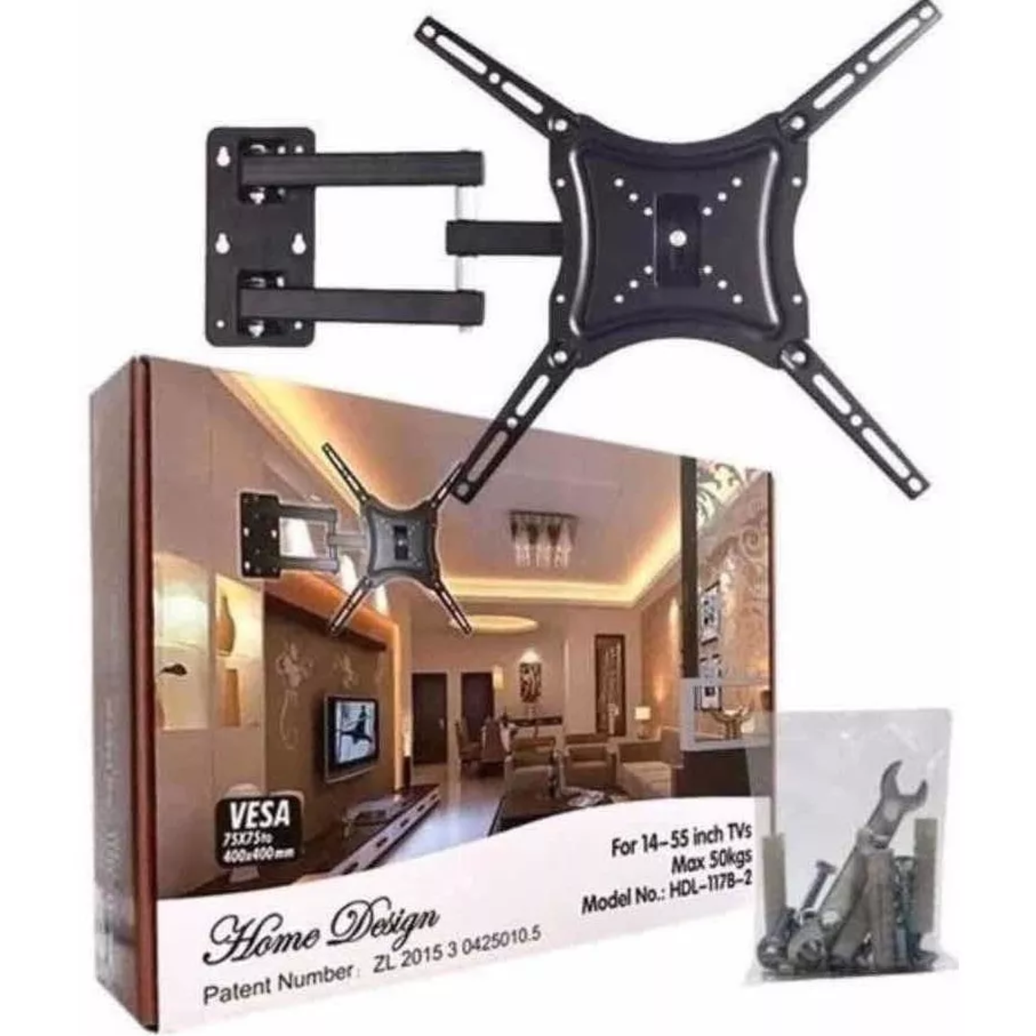 SOPORTE DE TV BRAZO ESCUALIZABLE 14-55''