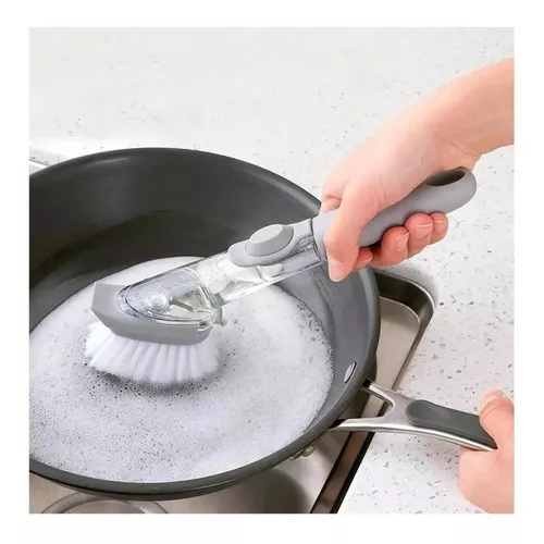 Cepillo Dispensador Lavaplatos Multiusos