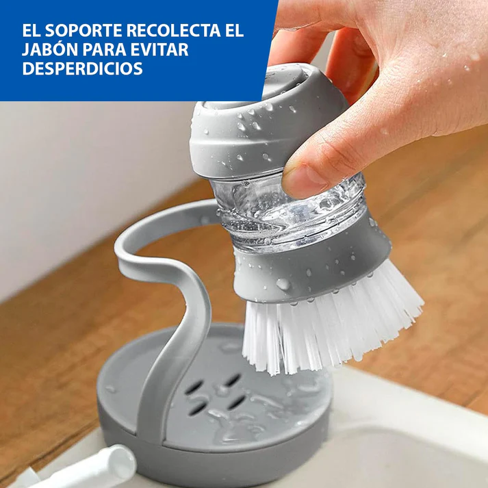 Cepillo dispensador 2 en 1