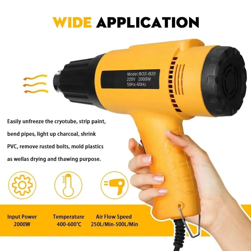 Miniatura 4 de Maquina De Calor GBos De 2000w