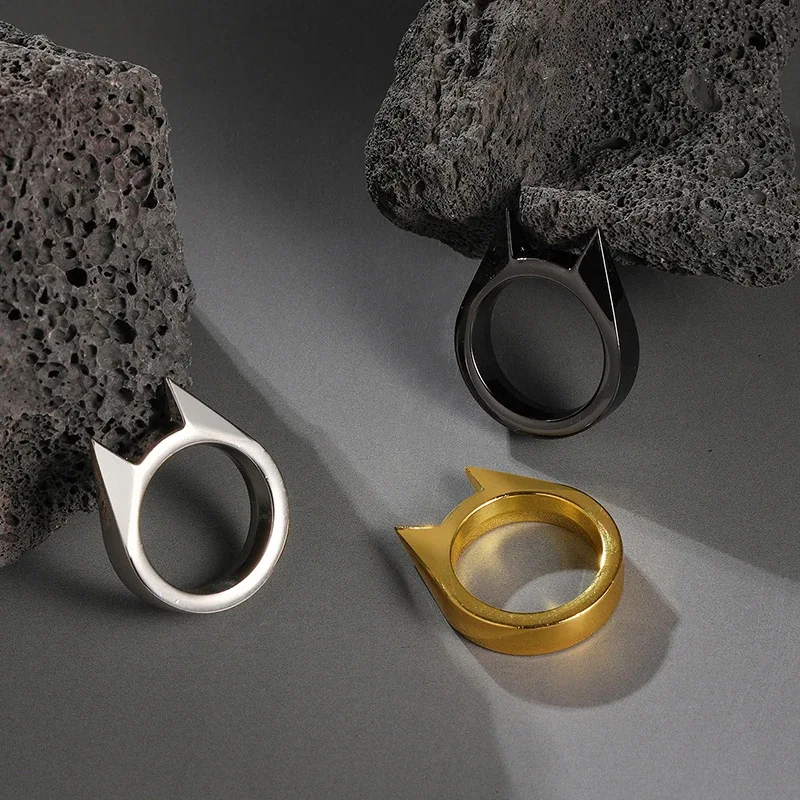 Miniatura 2 de Anillo Autodefensa Titanio