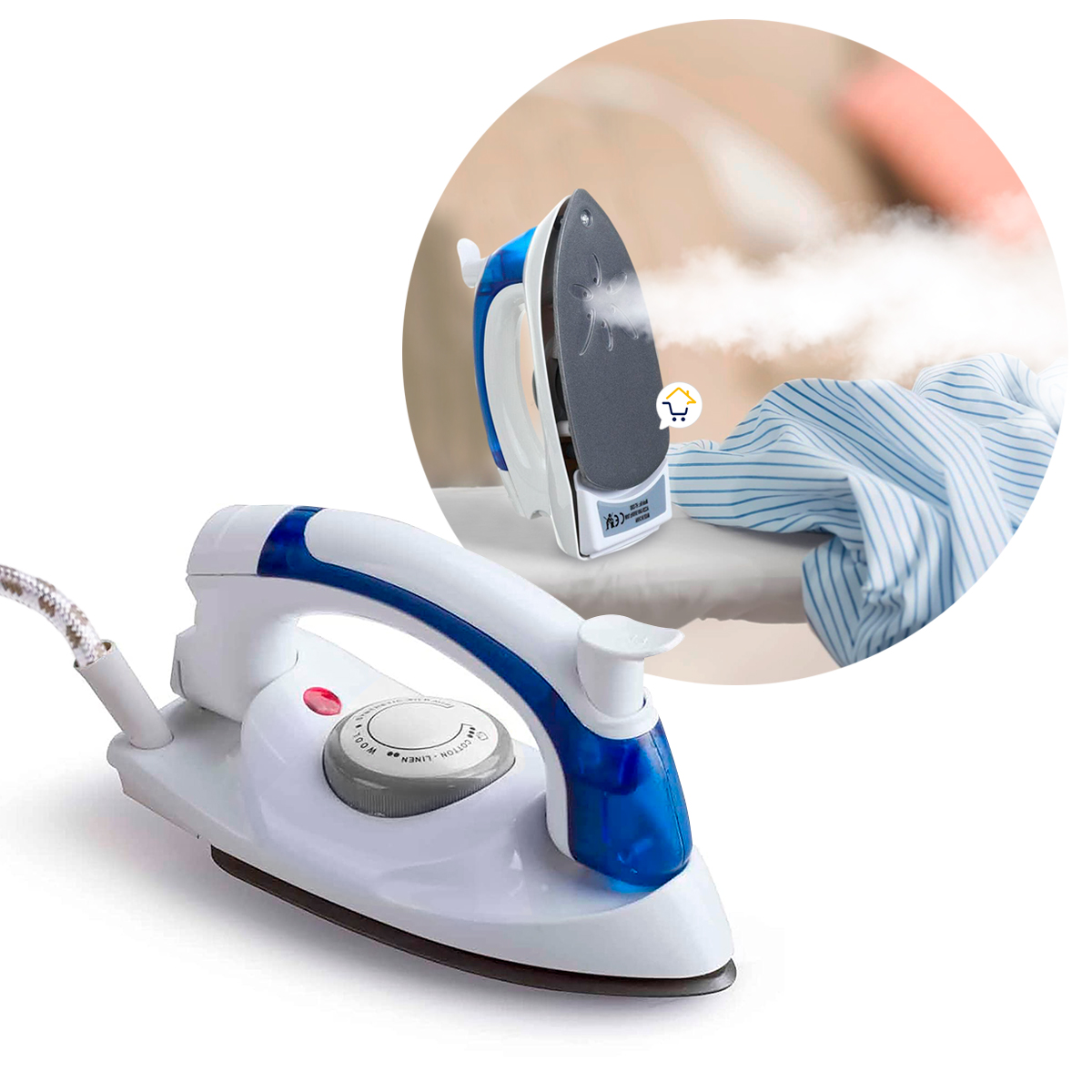 Miniatura 5 de Plancha A Vapor Plegable Viajera SR258B