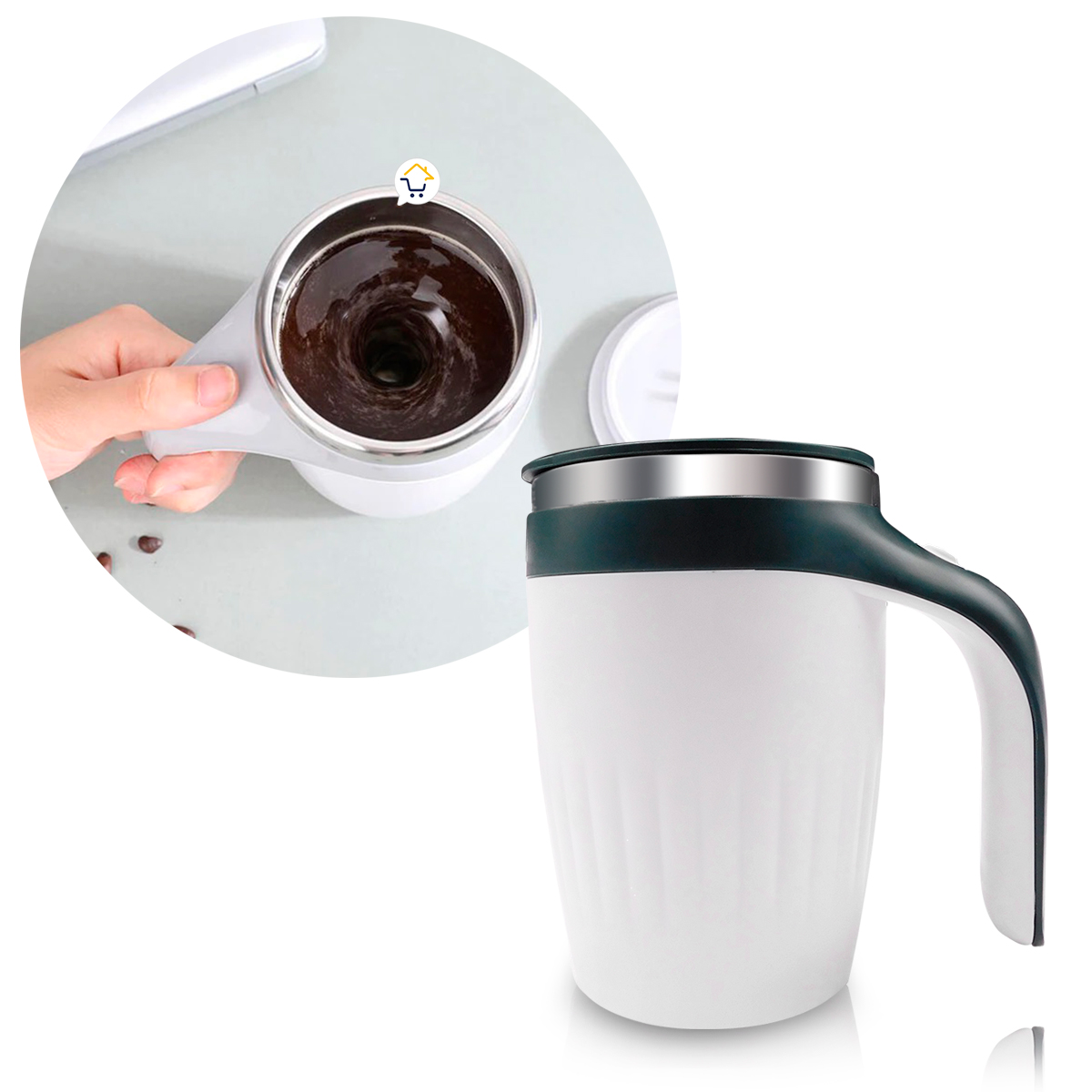 Miniatura 7 de Taza Mug Mezclador Electrico Vaso XY221