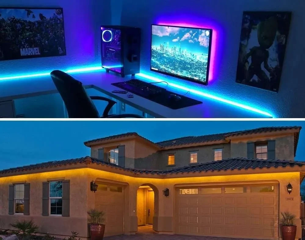 Tira De Luces Led Rgb Bluetooth