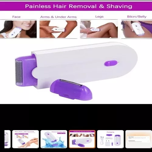 Miniatura 6 de Mini depiladora láser recargable