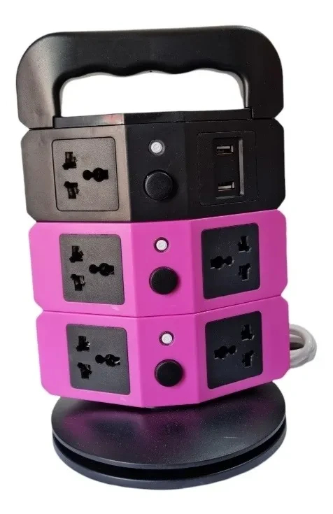 Miniatura 2 de Multitoma Corriente Vertical 8 Tomas