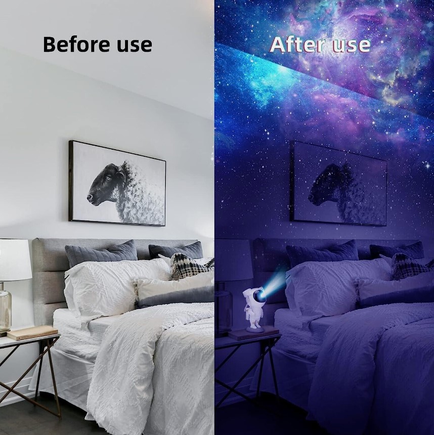 Miniatura 4 de Proyector de luz astronauta de galaxia