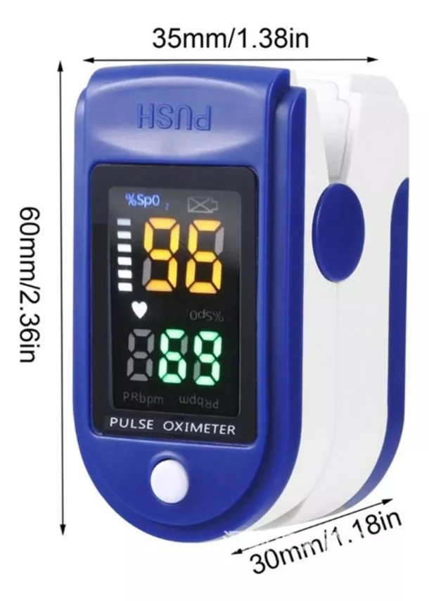 Miniatura 2 de Oximetro Saturometro Pulsometro Para Adu