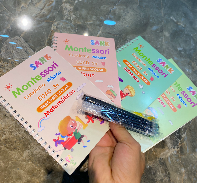 Kit Libros de caligrafia Montessori