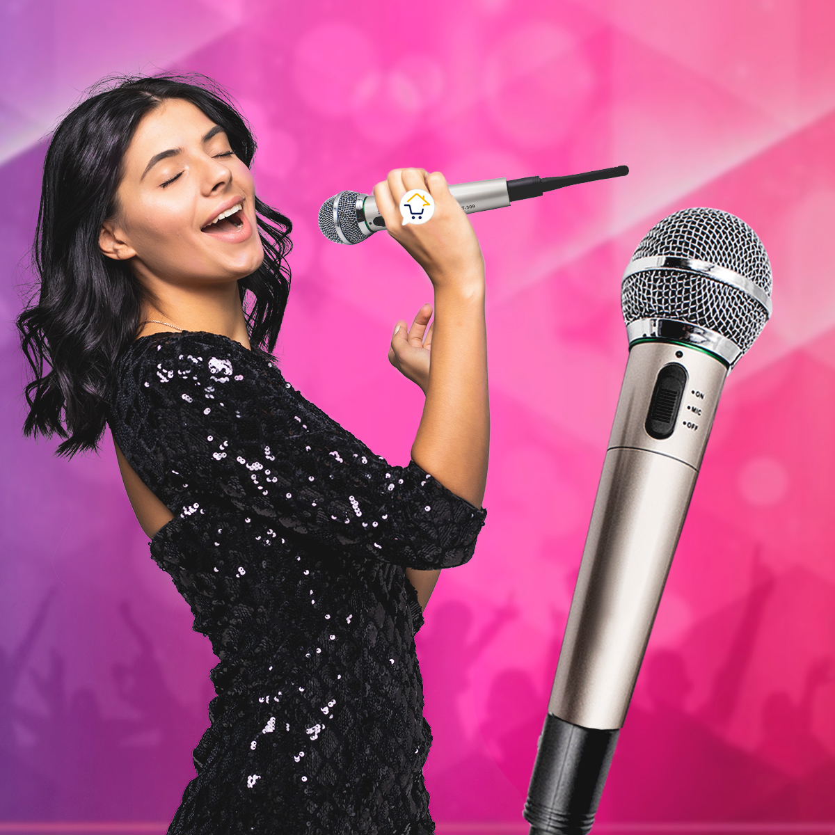 Miniatura 4 de Microfono Inalambrico Dinamico AT309