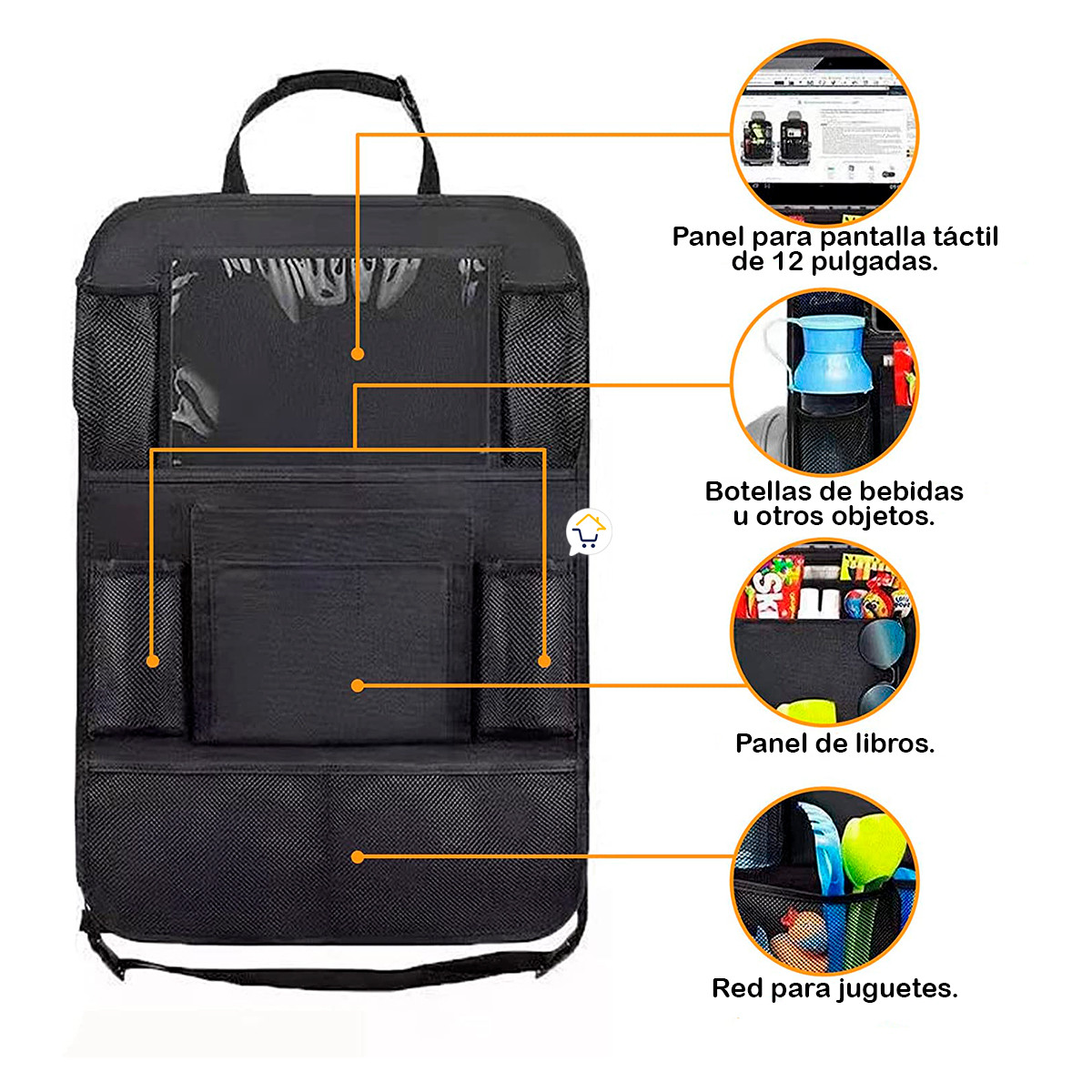 Miniatura 5 de Organizador Asiento Trasero 312007