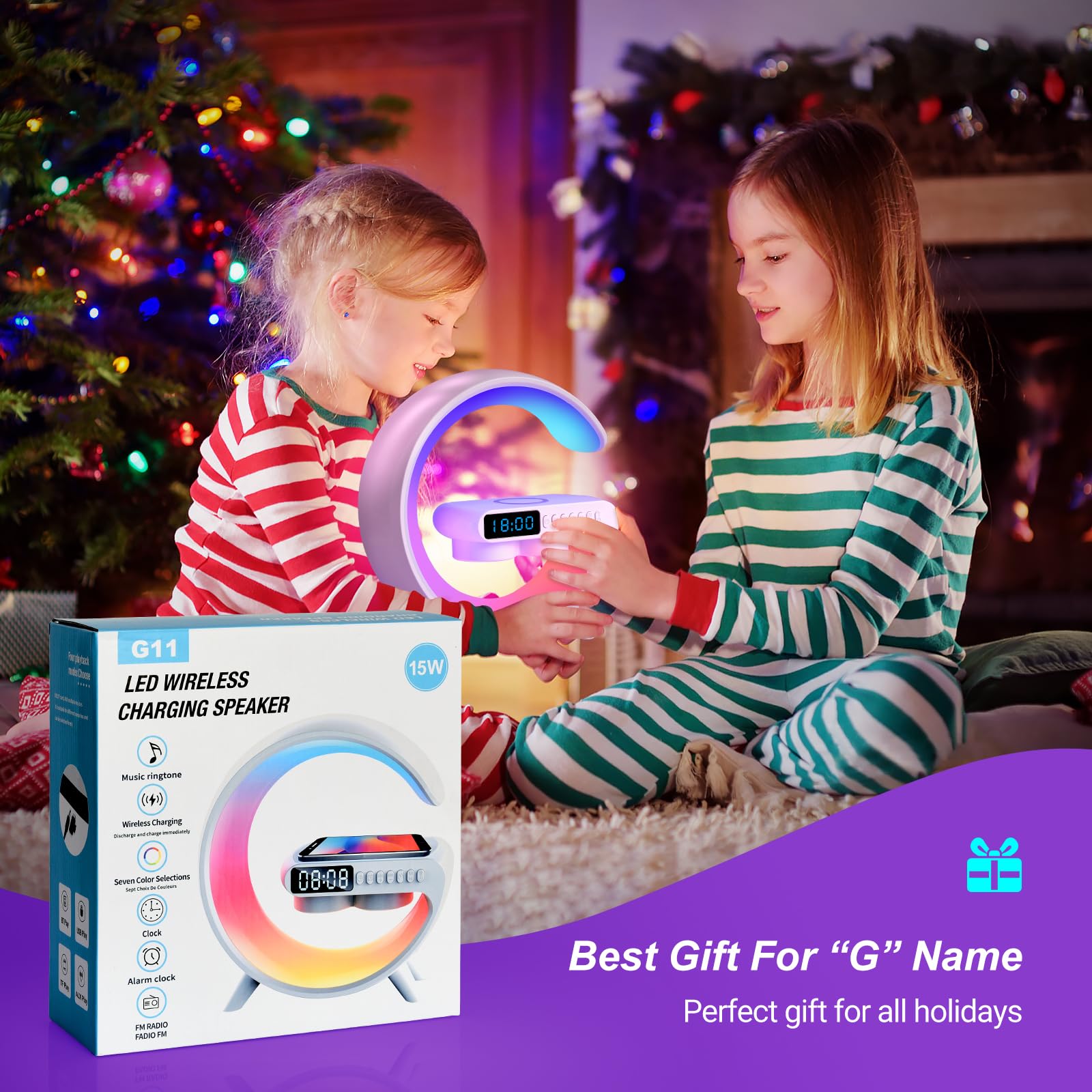 Miniatura 5 de Lampara G Luz Led Rgb Speaker Recargable